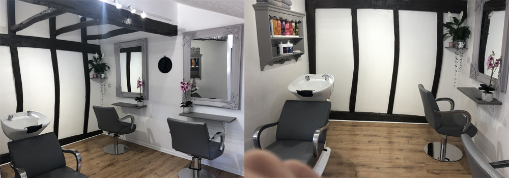 A recently renovated hair salon that provides a range of a hair services. 